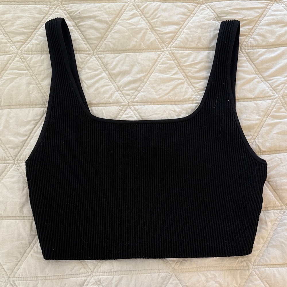 Aritzia Ribbed Crop Top